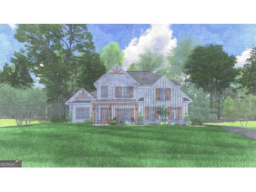 Two-story home with front porch and landscaped lawn at 551 Bohannon Rd # 10, Grantville, GA 30220