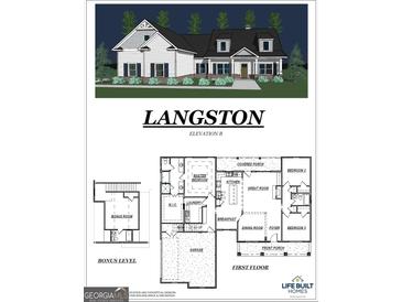 Charming home with gabled roof, dormers, covered porch and decorative details enhancing curb appeal at 40 Austin Dr, Mcdonough, GA 30252