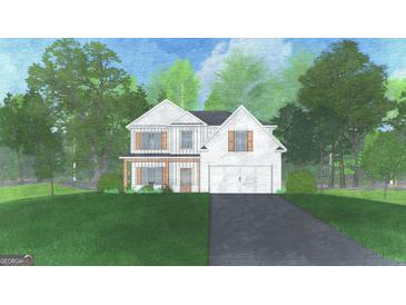 Charming new construction with board and batten, welcoming front porch and two car garage at 575 Bohannon Rd # 8, Grantville, GA 30220