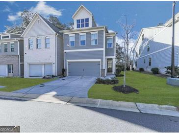 Charming, newly built two-story home with a two-car garage and inviting curb appeal at 1020 Broadview Dr, Marietta, GA 30062