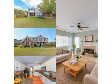 Beautiful two-story home featuring a well-maintained lawn, traditional brick facade, and mature landscaping at 15 Sweet Cane Ct, Grayson, GA 30017