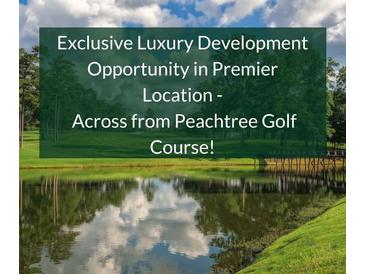 Luxury development opportunity across from the Peachtree Golf Course with lake and green views at 3368 Ashford Dunwoody Rd, Atlanta, GA 30319