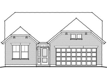 Two-story house with brick exterior, two-car garage, and a front door at 167 Laurel Farms Ln, Dallas, GA 30157