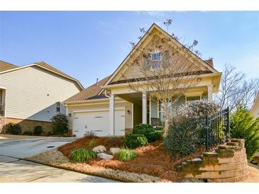 Craftsman style home with two-car garage and landscaped yard at 314 Pepperwood Way, Canton, GA 30114