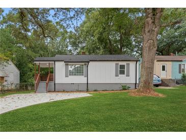 Newly renovated ranch home with a spacious front yard at 1167 Key Se Rd, Atlanta, GA 30316