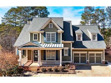 Charming two-story home featuring a welcoming front porch and a convenient two-car garage at 37 Highcrest Dr, Acworth, GA 30101