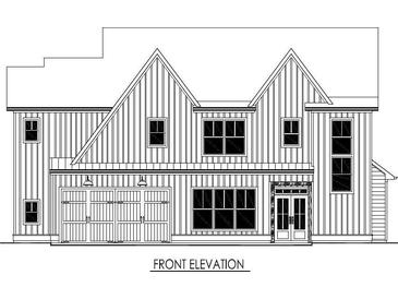 Two-story farmhouse-style home with large windows and attached garage at 3910 W Cooper Lake Se Dr, Smyrna, GA 30082