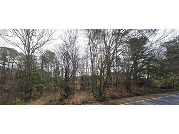 Wooded lot with mature trees, offering a private and secluded setting at 2445 Hopkins Rd, Powder Springs, GA 30127