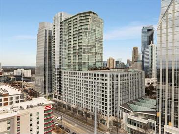 Modern high-rise apartment buildings featuring sleek architecture and stunning city views at 3325 Piedmont Ne Rd # 1907, Atlanta, GA 30305