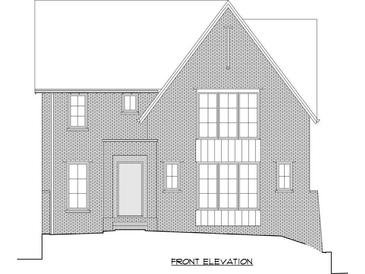 Rendering of a home featuring a classic brick exterior and an abundance of symmetrically placed windows at 1338 Wayne Ne Ave, Atlanta, GA 30306