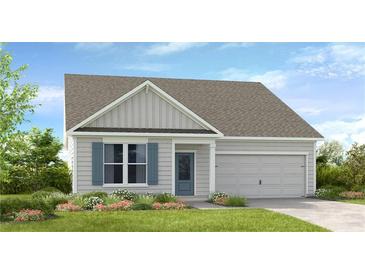Charming single-Gathering home with a manicured lawn, attached garage, and beautiful landscaping at 228 Groveton Ct, Euharlee, GA 30145