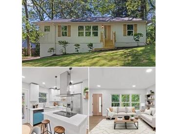 Charming ranch-style home with lush green lawn and natural wood accents at 1346 Wichita Sw Dr, Atlanta, GA 30311