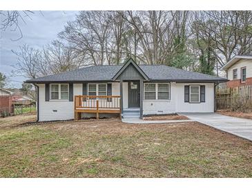 Charming home featuring a welcoming front porch and freshly painted exterior at 2091 Parker Ranch Se Rd, Atlanta, GA 30316