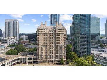 Luxury high-rise condo in the heart of Buckhead Atlanta with retail storefronts below at 3334 Peachtree Ne Rd # 608, Atlanta, GA 30326