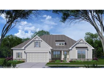 Beautiful single-story home boasting a stylish exterior and attached two-car garage at 237 Laurel Vista Dr, Canton, GA 30114
