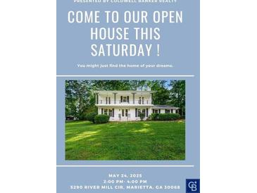 Come to our open house this Saturday! You might just find the home of your dreams at 5290 River Mill Cir, Marietta, GA 30068