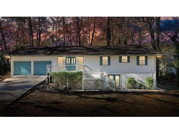 Inviting two-story home with a two car garage and a charming entrance at 3310 Bryan Way, Marietta, GA 30008