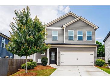 Charming two-story home with a well-maintained front yard and attached two-car garage at 382 Winston Circle Cir, Canton, GA 30114