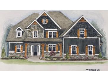 Charming home featuring stone accents, symmetrical windows, and wood trim accents over a welcoming porch at 133 West Lake Blvd, Carrollton, GA 30116