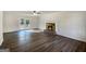 This living room has a fireplace and patio access at 225 Woodfield Ct, Mcdonough, GA 30253