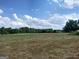 View of land with sparse grass, a tree line in the distance, and blue skies with puffy white clouds above at 0 Hawkins Academy Rd, Social Circle, GA 30025