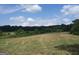 View of land with sparse grass, a tree line in the distance, and blue skies with puffy white clouds above at 0 Hawkins Academy Rd, Social Circle, GA 30025
