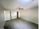 Spacious Primary bedroom with carpet flooring and ceiling fan at 110 Peridot Pl, South Fulton, GA 30349