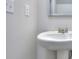 Close up detail of a bathroom sink and faucet at 6116 Ripple Way # 47, South Fulton, GA 30349