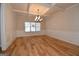 Formal dining room with hardwood floors and wainscoting at 329 Rays Ct # 12, Grayson, GA 30017