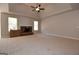 Spacious living room with a stone fireplace and high ceilings at 329 Rays Ct # 12, Grayson, GA 30017