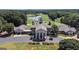Aerial view of the grand clubhouse, highlighting its elegant architecture and well-kept grounds at 269 Legends Trce, Mcdonough, GA 30253