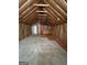 Spacious unfinished attic space with exposed beams and insulation ready to be transformed into a functional area at 362 Arbor Ridge Pkwy, Mcdonough, GA 30253