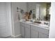 Modern bathroom with double vanity and ample storage at 1625 Zara Ln, Stockbridge, GA 30281