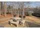 Stone picnic table and grills near tennis courts at 4248 Brighton Nw Way, Kennesaw, GA 30144