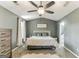 Main bedroom with king-size bed and access to the bathroom at 4248 Brighton Nw Way, Kennesaw, GA 30144