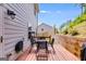 This outdoor deck has space for entertaining and enjoying outdoor meals at 1018 Nandina Ct, Villa Rica, GA 30180