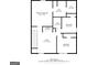 Floor plan of second floor featuring bedrooms, bathrooms, laundry and WIC at 1018 Nandina Ct, Villa Rica, GA 30180