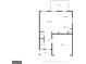 Floor plan of first floor featuring living areas, garage and foyer at 1018 Nandina Ct, Villa Rica, GA 30180