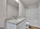 Clean bathroom with granite counters, modern fixtures, and a shower/tub combo at 271 Orwell Dr # 49, Social Circle, GA 30025