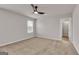 Bright bedroom features neutral carpet and ceiling fan at 271 Orwell Dr # 49, Social Circle, GA 30025