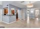 Bright living area with hardwood floors and kitchen views at 4234 Stillwater Dr, Duluth, GA 30096