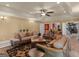 Spacious basement Gathering room with a cozy seating area at 2554 Emerald Dr, Jonesboro, GA 30236