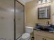 Basement bathroom with a vessel sink and a shower at 2554 Emerald Dr, Jonesboro, GA 30236