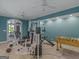 Basement recreation room with home gym and foosball table at 2554 Emerald Dr, Jonesboro, GA 30236