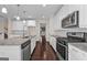 Modern kitchen with stainless steel appliances and granite countertops at 2632 Oakdale Nw St, Atlanta, GA 30318