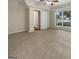 This bedroom features plush carpeting and a large window for ample natural light at 9997 Point View Dr, Jonesboro, GA 30238