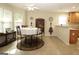 Charming breakfast nook area with lots of natural light at 121 Pinnacle Ln, Mcdonough, GA 30253
