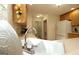 Functional kitchen with a stainless steel sink and ample counter space at 121 Pinnacle Ln, Mcdonough, GA 30253