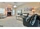 Spacious living room with fireplace and comfortable seating at 121 Pinnacle Ln, Mcdonough, GA 30253