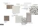 Selection of interior design materials including flooring, paint, backsplash, countertops, tile, and cabinets at 17 Cheney St, East Point, GA 30344